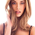 Beautiful blonde from banner ad