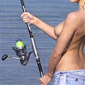 Hot girls FISHING